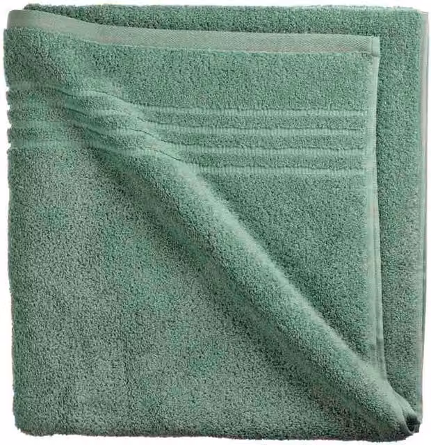 Toalla de algodón Kela color verde para adultos An/P: 70 x 140 cm