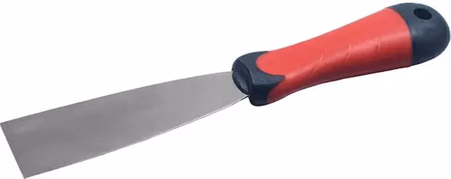Espátula de pintor Connex con hoja de 40 mm y empuñadura de plástico en rojo y negro