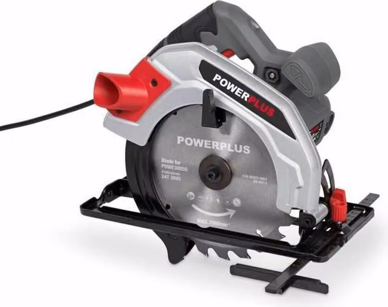 Sierra circular PowerPlus de 1200 W con disco de 185 mm