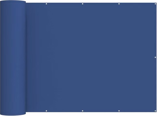 Pantalla de privacidad para balcón SYFAX azul de poliéster y aluminio, semi transparente, An/Al: 400 x 150 cm