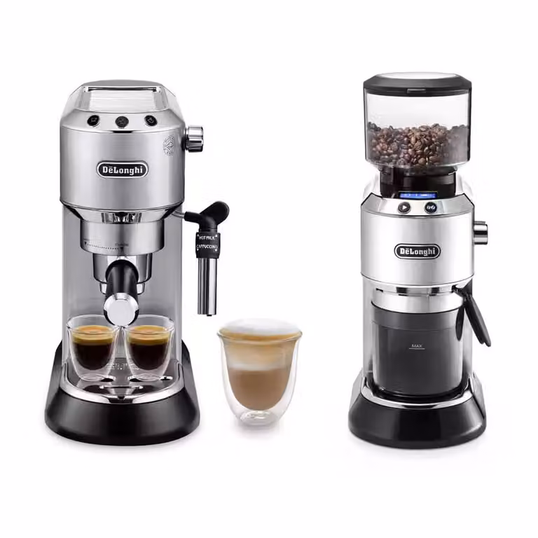 Cafetera De'Longhi Dedica ECKG6821.M en acero inoxidable color plata