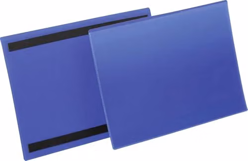 Paquete de 50 bolsas de marcaje Durable 174507 tamaño A4 en color azul y transparente