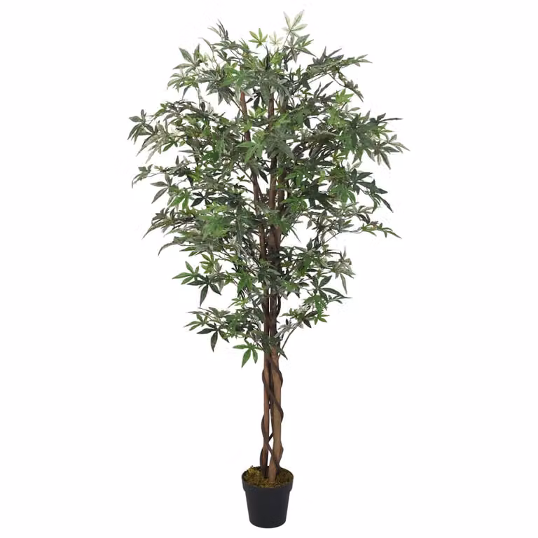 Árbol de arce artificial vidaXL verde con 504 hojas, Altura: 150 cm