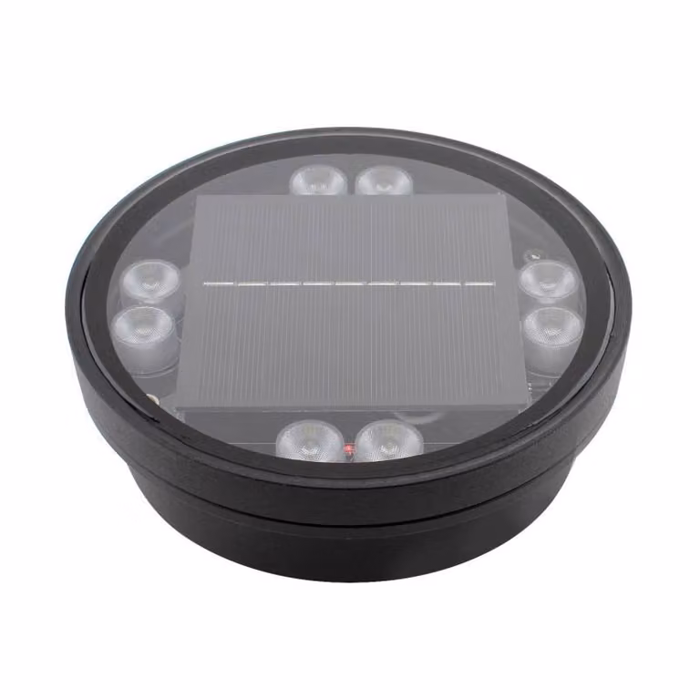 Foco empotrable solar LED Ledbox blanco cálido de 17 cm para jardín y terraza