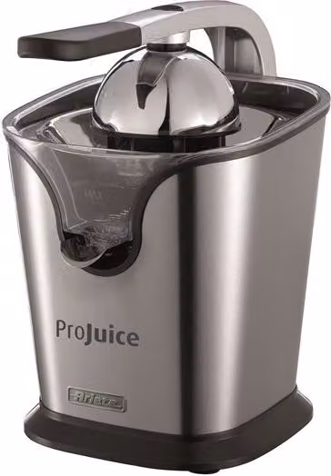 Exprimidor de brazo Ariete 411 Projuice de 160W en acero inoxidable color plata y gris
