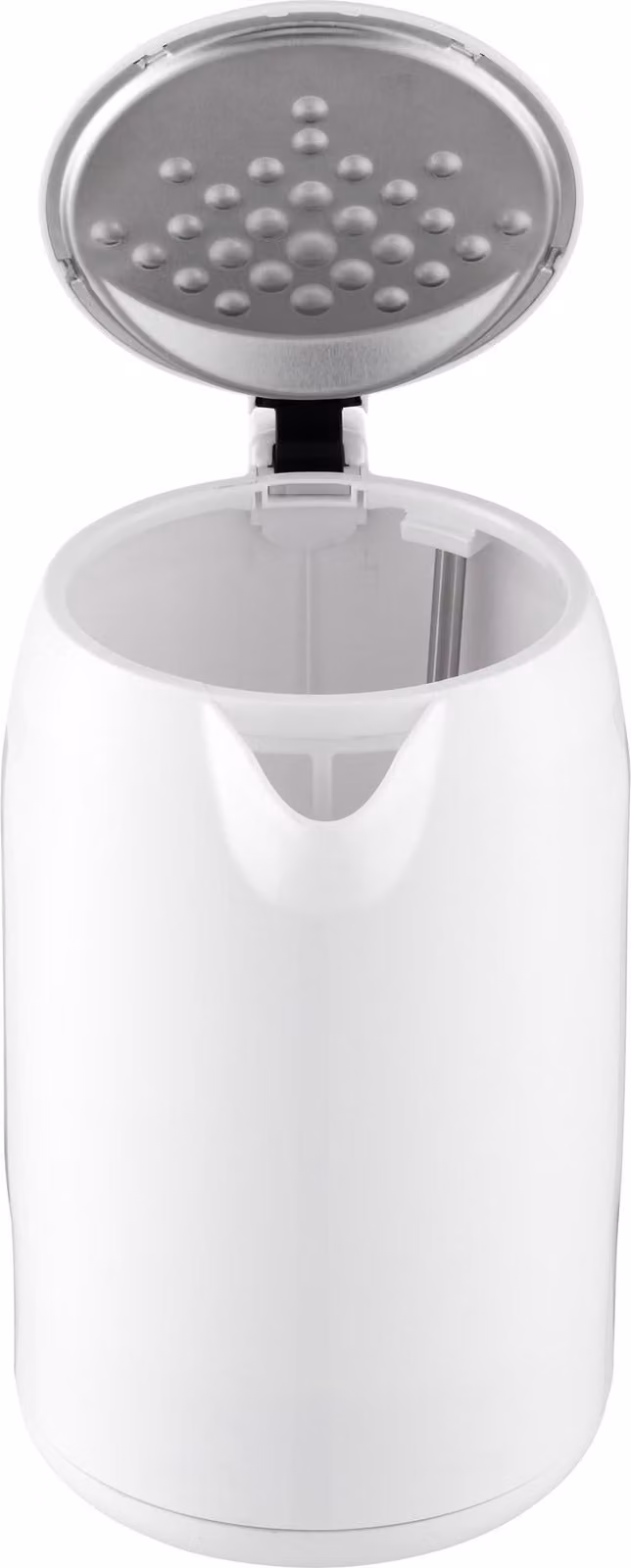 Hervidor eléctrico Adler AD 1386 de 2,2 l en blanco y transparente con acero inoxidable y filtro antical