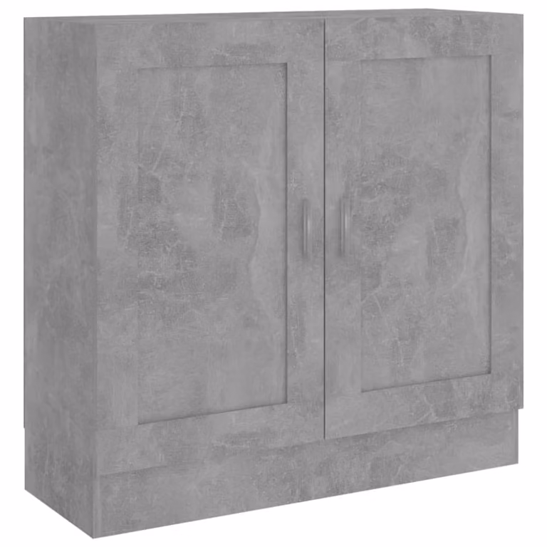 Armario de libros Maison Chic en madera gris mate An/P/Al: 82,5 x 30,5 x 80 cm