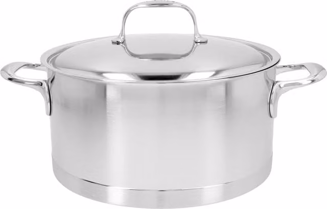 Cacerola con tapa Demeyere Atlantis de acero inoxidable y cobre en color plata, 24 cm