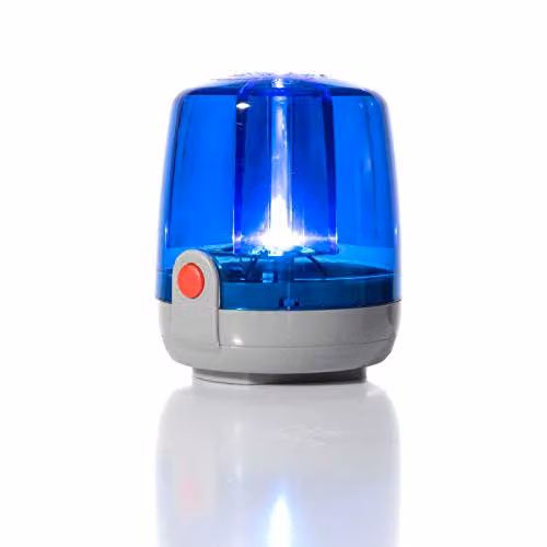 Faro intermitente azul Rolly Toys para vehículos infantiles, An/P/Al: 8,5 x 7,5 x 7,5 cm