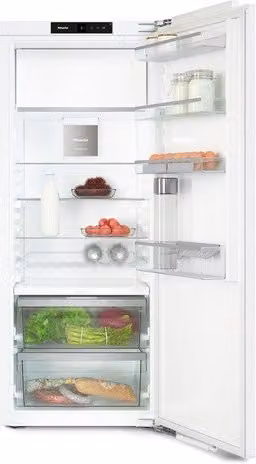 Frigorífico integrable Miele K 7448 C con tecnología PerfectFresh, Zero Degree Zone e iluminación LED interior en color blanco