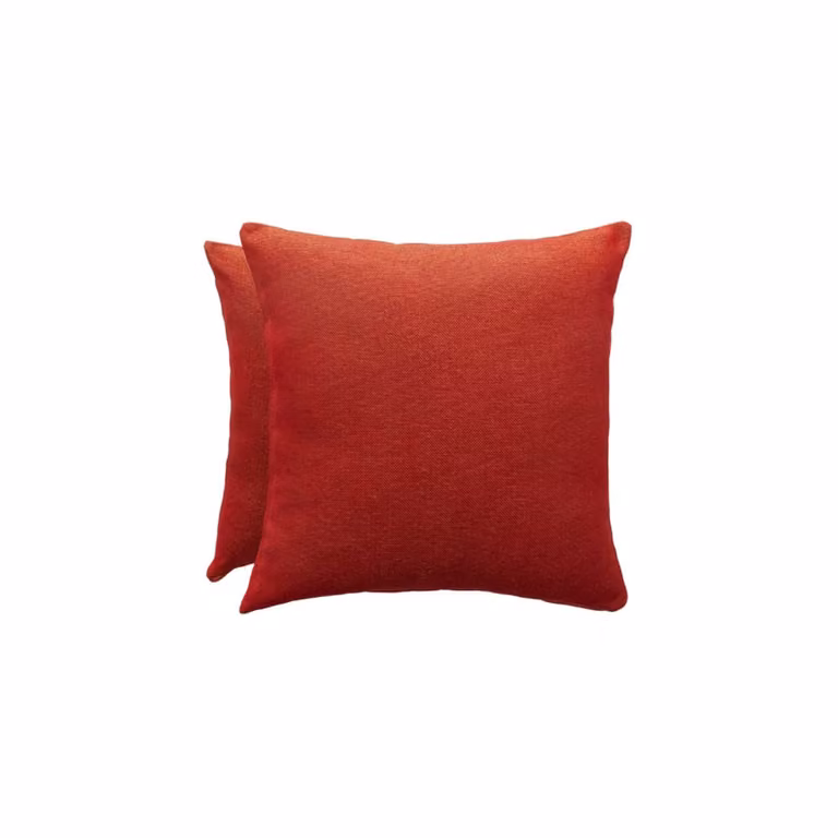 Lote de 2 fundas de cojín navideñas Gamusi de algodón en color rojo, An/An/Al: 45 x 45 x 45 cm