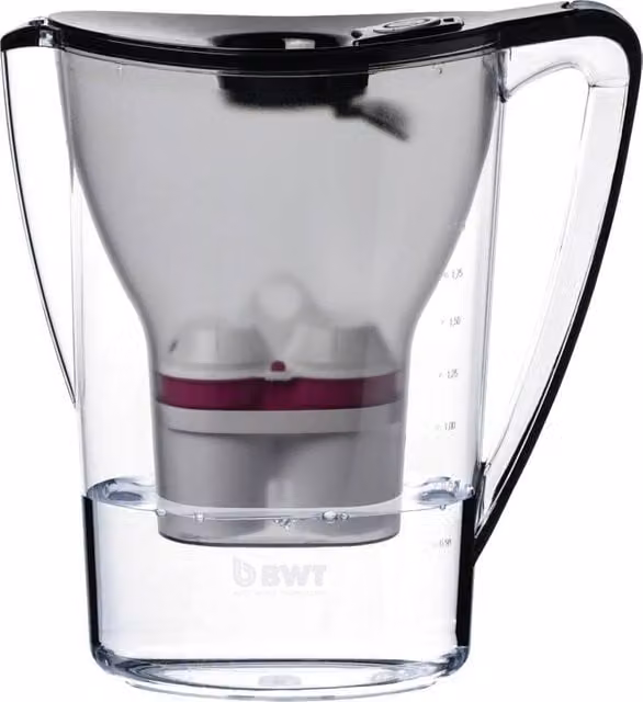 Filtro de agua para jarra BWT Aqualizer Home, 2,7 l, negro y transparente
