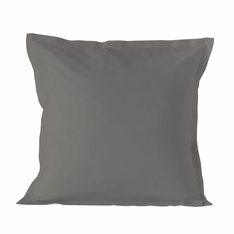 Funda de almohada Happy Friday de 100% algodón en color gris, 80 x 80 cm