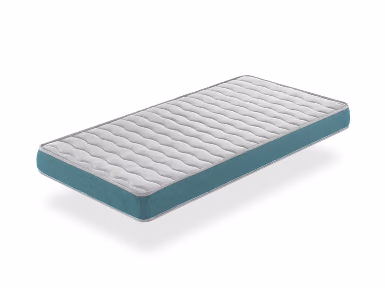 Colchón de cuna Dormissimo Ekozen de espuma transpirable y ergonómica en color blanco, An/P/Al: 140 x 70 x 11 cm