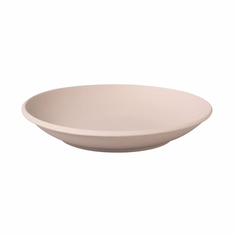 Cuenco de servir NewMoon de Villeroy & Boch en porcelana color beige, Diámetro: 29 cm