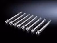 Pack de 8 tornillos Rittal SV 9676.811 M10 de 110 mm en color plata brillante