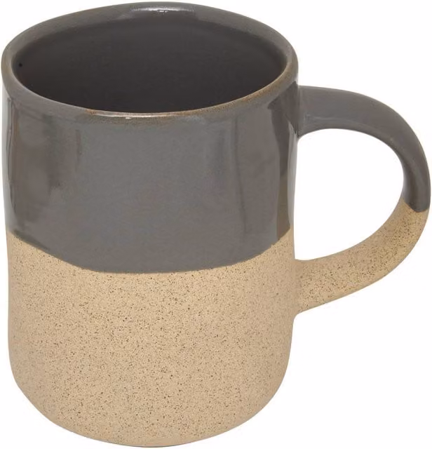 Taza de cerámica Kate de Atmosphera en azul, gris y beige de 320 ml