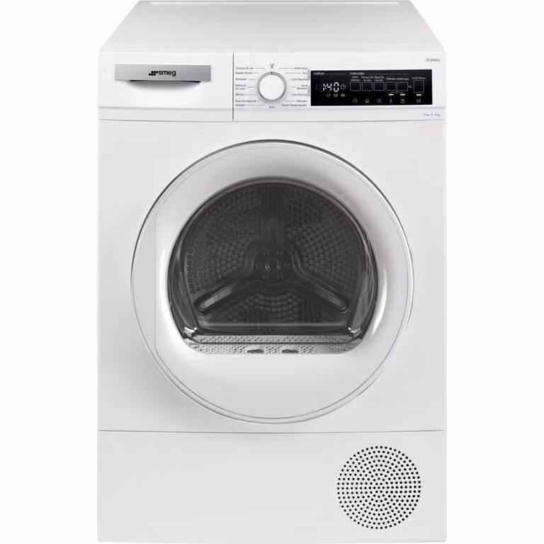Secadora de carga frontal Smeg DT28DES 9kg Blanca