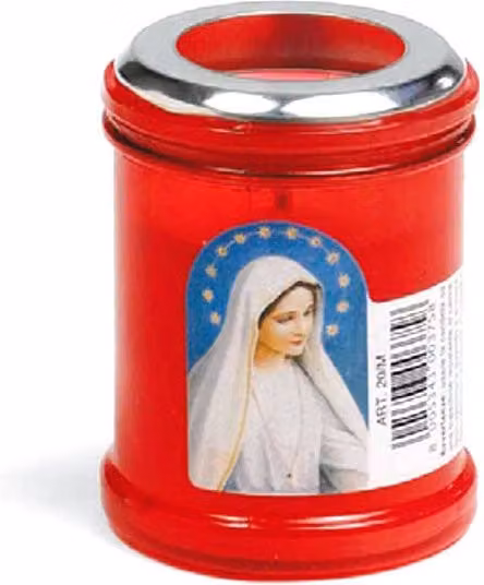 Vela votiva Luz Eterna Cero Votivo Rojo Machieraldo para mesa
