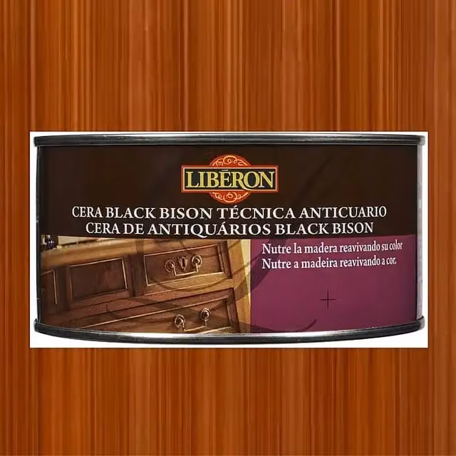 Cera antigua Black Bison natural con acabado satinado en color marrón, 500 ml