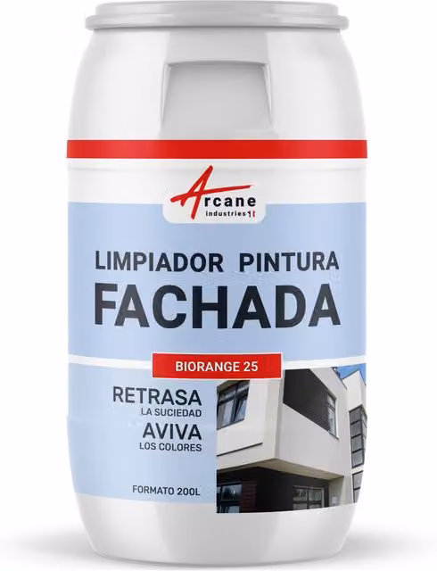 Limpiador renovador de revocos para fachadas Arcane Industries color blanco 200 l