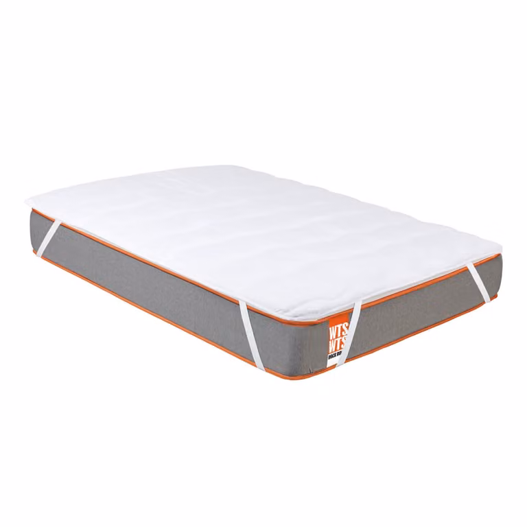 Topper de microfibra extra confort What The Sleep blanco An/P/Al: 160 x 190 x 3 cm