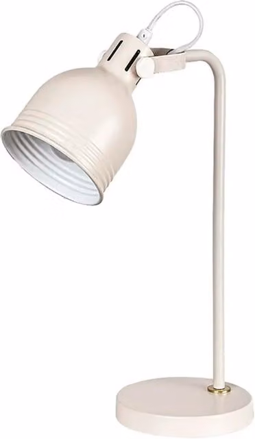 Lámpara de escritorio ajustable Rabalux en metal color beige con casquillo E14