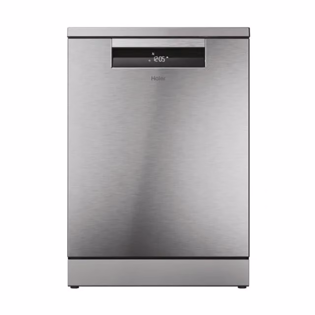 Lavavajillas Haier I-Pro Shine Series 3 XF 6C2M1PX de 16 servicios con WiFi y acabado en color plata