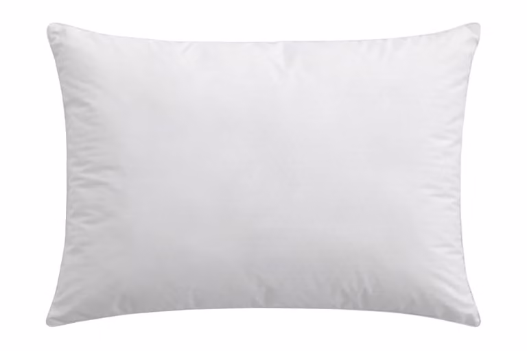 Almohada refrescante Manterol Cloud Plus de microfibra blanca con firmeza media y forma rectangular para adultos