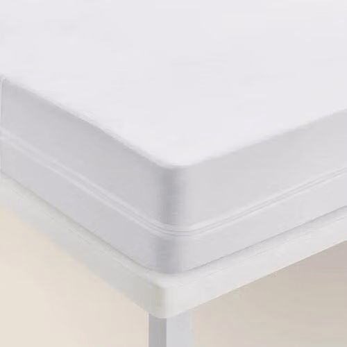 Protector de colchón Pikolin Home impermeable y transpirable color blanco An/P/Al: 160 x 200 x 34 cm