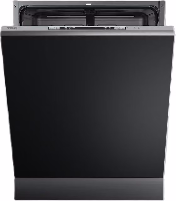 Lavavajillas totalmente integrable Teka DFI 46650 en acero inoxidable, 12 servicios, 5 programas, clase E, Ancho: 60 cm