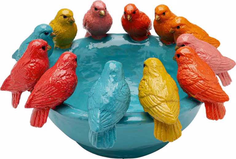 Cuenco decorativo redondo multicolor Kare Design Diámetro: 15 cm
