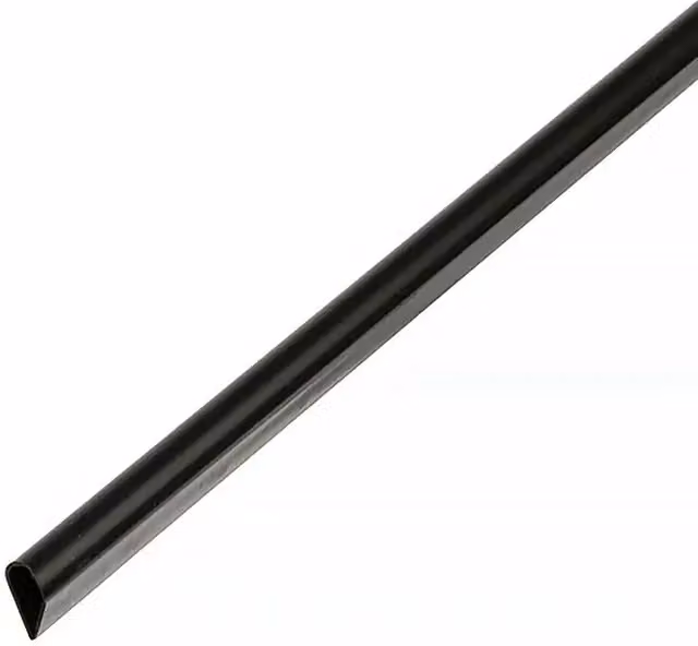 Perfil de sujeción Kantoflex de plástico en color negro, L 1.000 x Al 15 mm, Espesor 0,9 mm