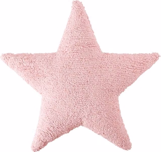 Cojín infantil Stars de Lorena Canals en azul o rosa