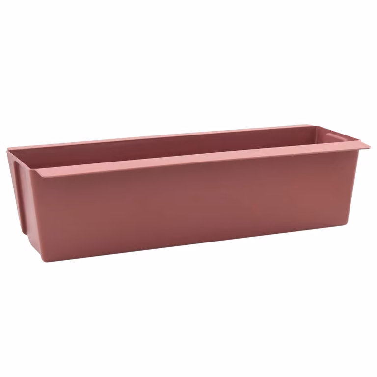 Set de 12 jardineras para palets Euro vidaXL, color marrón, de plástico