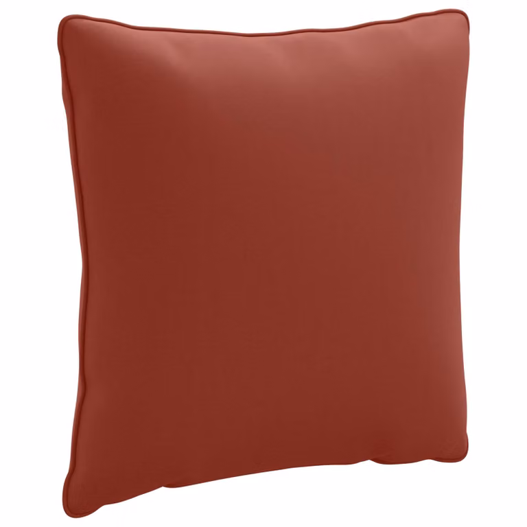 Cojín de respaldo PUTTEN vidaXL de poliéster color rojo, 40 x 40 x 15 cm