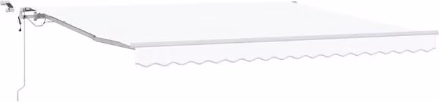 Tela de toldo SYFAX de poliéster en color blanco, An/P: 400 x 300 cm