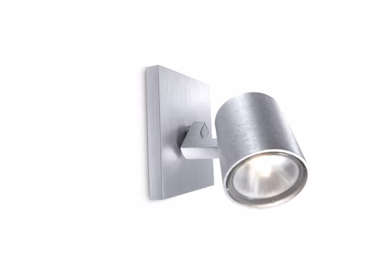 Foco empotrable Philips myLiving Runner para techo o pared, LED, casquillo GU10, color gris y acabado en aluminio con bombilla incluida