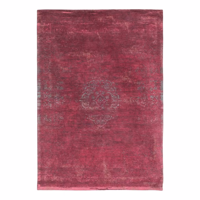Alfombra Medallion de Louis de Poortere, diseño vintage de color rojo, An/P: 240 x 340 cm
