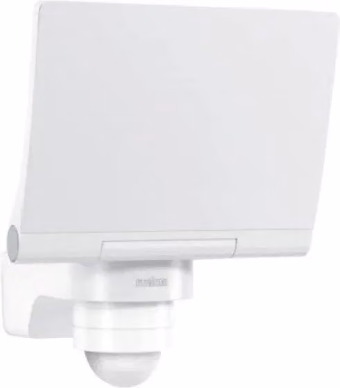 Proyector LED exterior Steinel Xled Pro 240 de 19.3W con sensor de movimiento y luz blanca cálida en color blanco