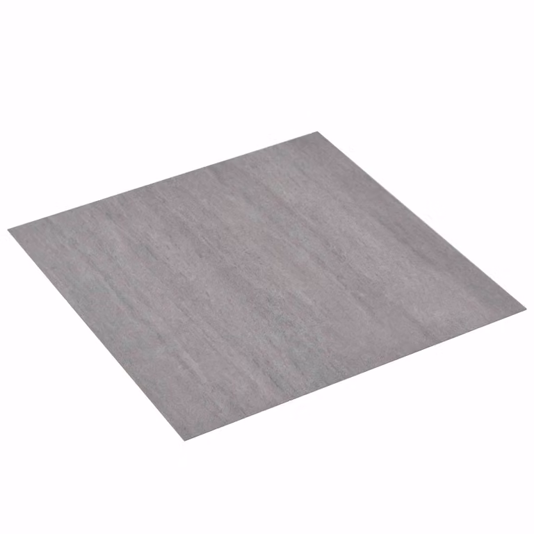 Tableros de suelo autoadhesivos vidaXL con efecto madera en gris, 5,11 m² (55 unidades)