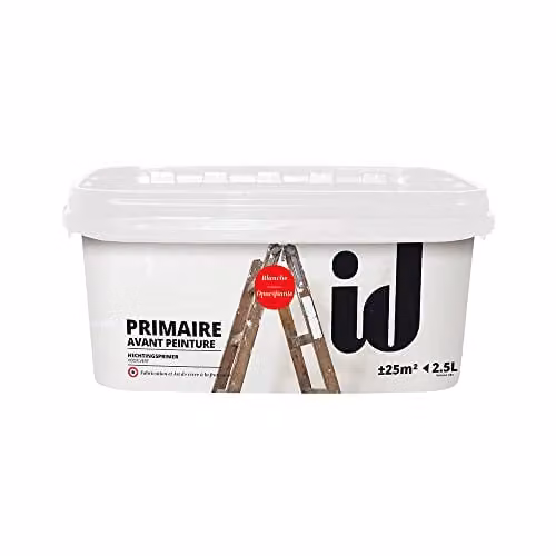 Pintura imprimación de barrera Id Paris en color blanco, 2,5 l