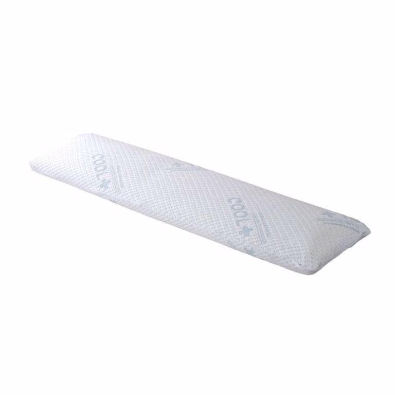 Almohadón viscoelástico Reca Bedding blanco con funda desenfundable An/P/Al: 135 x 40 x 12 cm
