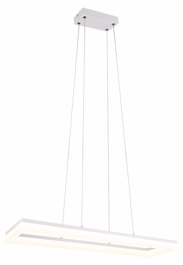 Lámpara colgante CAMINO de Reality Leuchten, color blanco, An/P/Al: 70 x 20 x 150 cm