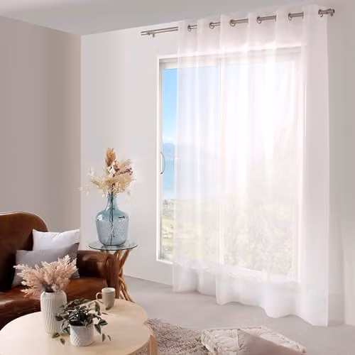 Vela Sablé Bordado Cornély Enjoy Home vbc240240 en color blanco, An/P: 240 x 240 cm