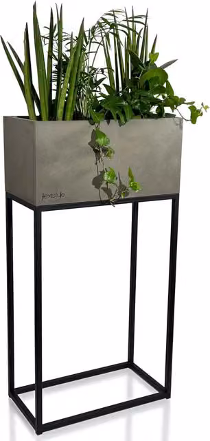 Soporte para flores Loft Fiorino de Flexistyle en color gris, An/P/Al: 42 x 22 x 80 cm