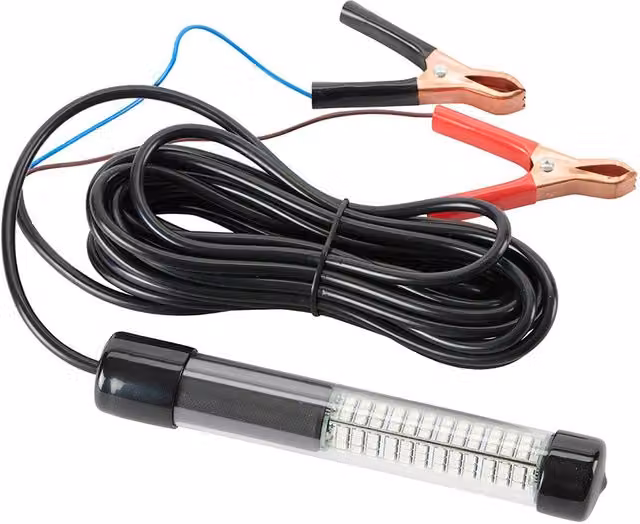 Luz de profundidad sumergible EDM para pesca de calamar con 180 LEDs, 1250 Lm y color multicolor, resistente al agua IP68