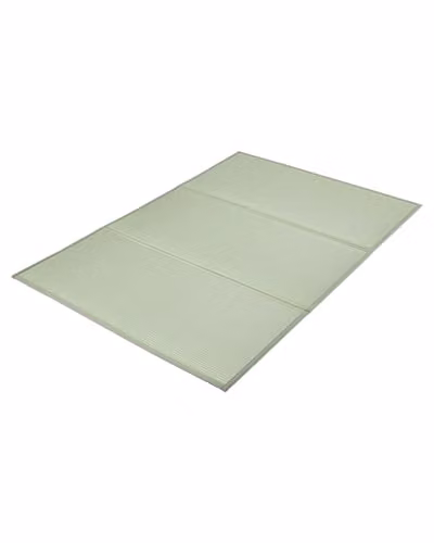 Colchón de Tatami Japonés VEVOR Plegable de Junco Natural Verde, Tamaño Queen, An/P/Al: 203.2 x 139.7 x 1.3 cm