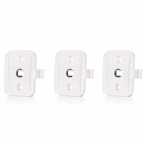 Pack de 3 bloqueos de seguridad Reer para ventanas y puertas de PVC en color blanco sin taladro