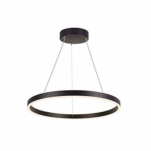 Lámpara colgante LED SLV One 60 PD Dali Up/Down en negro para salón o comedor, regulable y con temperatura de color ajustable